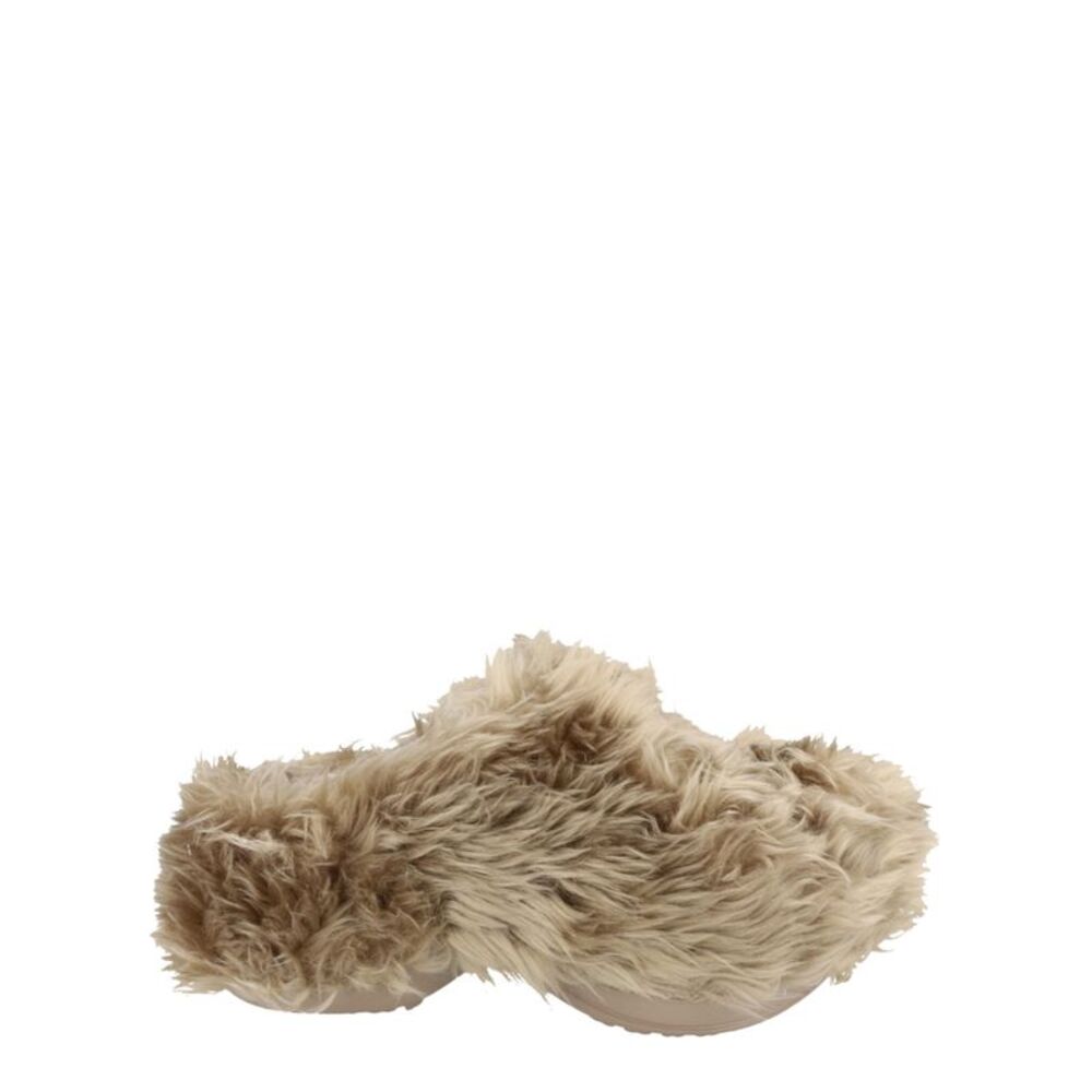 Balenciaga  x Crocs Fake Fur Mules Brown Womens